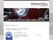 Tablet Screenshot of kfz-haemmerlein.de